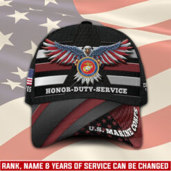 US Marine Corps, E 7 Marines Gunnery Sergeant - Classic Cap