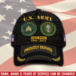US Army, E 8 Army Master Sergeant - Classic Cap