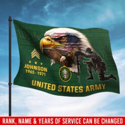 US Army, E 3 Army Private First Class - Flying Flag 5×8 Feet(152×244 Cm)