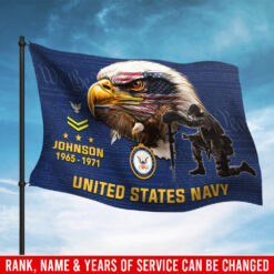 US Navy, E 2 Blue - Flying Flag 3×5 Feet(90×150 Cm)