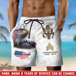 US Army, E 7 Army Sergeant First Class - Men's Shorts