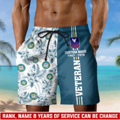 US Coast Guard, E 7 Red - Men's Shorts