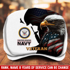 US Navy, Proud Veteran - Jeff Cap