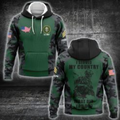 US Army, Land Of The Free, Because Of The Brave - Hoodie