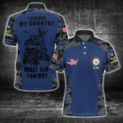 US Navy, E 6 Gold - Polo Shirt