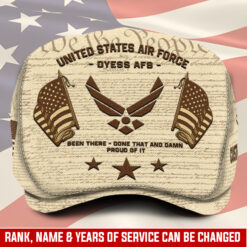 US Air Force , Proud Veteran - Jeff Cap