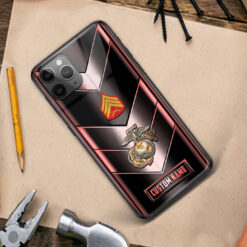 US Marine Corps, O 4 Marines Major - Premium Glass Phone Case