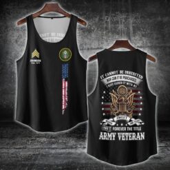 US Army, E 8 Army First Sergeant - Tank-Top