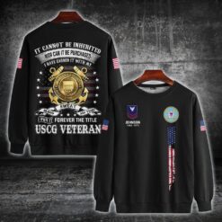 US Coast Guard, E 8 Gold - Sweatshirt