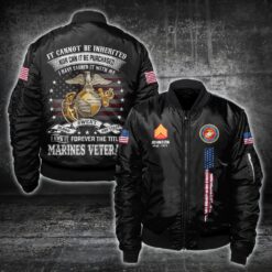 US Marine Corps, E 8 Marines First Sergeant - Bomber Jacket