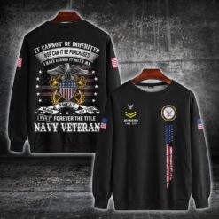 US Navy, E 5 Gold - Sweatshirt