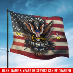 US Navy, Semper Fortis - Flying Flag 3×5 Feet(90×150 Cm)