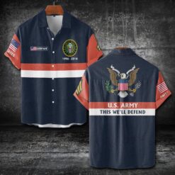 US Army, E 8 Army First Sergeant - Short Sleeve Button Shirt