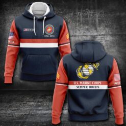 US Marine Corps, E 6 Marines Staff Sergeant - Hoodie