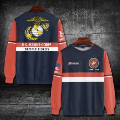 US Marine Corps, Land Of The Free, Because Of The Brave - Sweatshirt