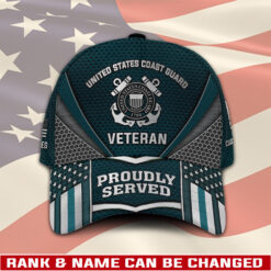 US Coast Guard, Served With Pride - Classic Cap