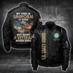 US Coast Guard, I Walked The Walk - Bomber Jacket