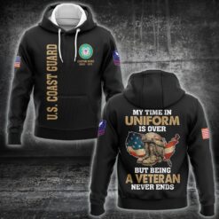 US Coast Guard, E 4 Red - Hoodie