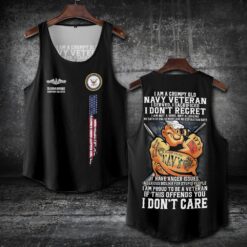 Navy Badge, E 8 Gold - Tank-Top