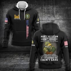 Army Branch, American By Birth, Veteran By Choice - Hoodie