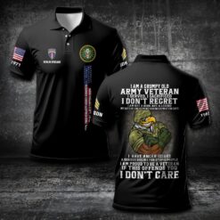 Army Division, E 8 Army Master Sergeant - Polo Shirt