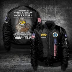 Air Force Badge, E 9 Air Force Chief Master Sergeant - Bomber Jacket