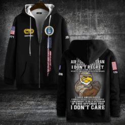 Air Force Badge, Defender of Freedom - Zip Hoodie