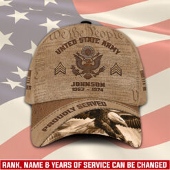 US Army, E 5 Army Specialist - Classic Cap