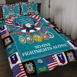 Coast Guard Rating, Always Ready - Quilt Bed Set - King