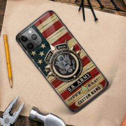 US Army, Honor, Duty, Service - Premium Glass Phone Case