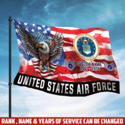 US Air Force , E 6 Air Force Technical Sergeant - Flying Flag 3×5 Feet(90×150 Cm)