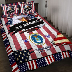 US Air Force, Duty, Honor, Country - Quilt Bed Set - King