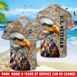 US Marine Corps, The Devil Dogs - Hawaii Shirt