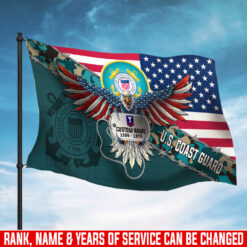 US Coast Guard, No One Gets Left Behind - Flying Flag 3×5 Feet(90×150 Cm)