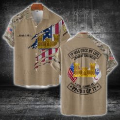 Army Branch, E 4 Army Specialist - Short Sleeve Button Shirt