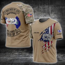 Air Force Badge, American By Birth, Veteran By Choice - T-Shirt