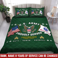 US Army, W 4 Army Chief Warrant Officer 4 - Quilt Bed Set - Full