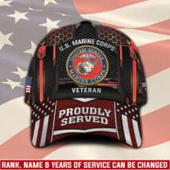 US Marine Corps, Proud Veteran - Classic Cap