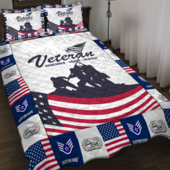 Air Force Badge, All Gave Some, Some Gave All - Quilt Bed Set - King