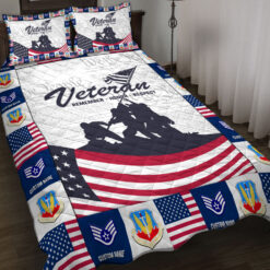 Air Force Command, Honor The Fallen - Quilt Bed Set - King