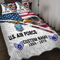 US Air Force, All Gave Some, Some Gave All - Quilt Bed Set - King