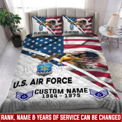 US Air Force, E 7 Air Force First Sergeant - Quilt Bed Set - Full