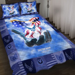 Air Force Command, E 5 Air Force Staff Sergeant - Quilt Bed Set - King