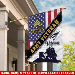 US Army, E 4 Army Specialist - House Flag