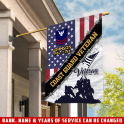 US Coast Guard, E 8 Gold - House Flag