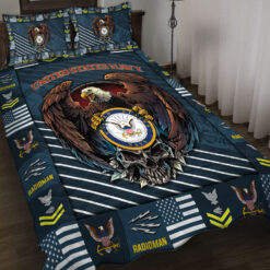 Navy Rating, Honoring All Who Served - Quilt Bed Set - King