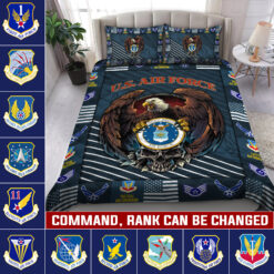 Air Force Command, Served With Pride - Quilt Bed Set - Twin