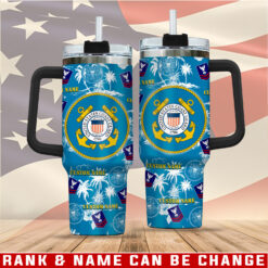 US Coast Guard, Born Ready - Stainless Steel Tumbler 40oz