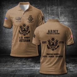 US Army, Honor, Duty, Service - Polo Shirt