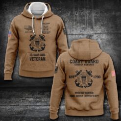 US Coast Guard, E 6 Red - Hoodie